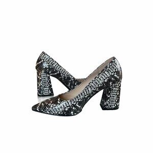 Chinese Laundry Black and White Heels